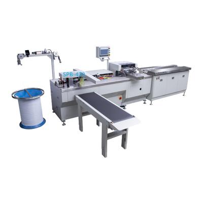 China Automatic Spiral Feeding Heavy Duty Binding Machine Punching And Binding For Notebook Sketch Book for sale