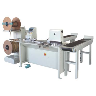 China DCB-360 Semi Automatic Double Wire Coil Binding Machine Nylon Calender Binding Machine For Exercise Book DCB360 for sale