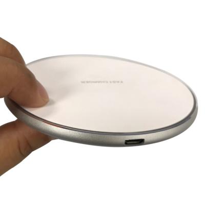 China Mobile Phone 10W Qi Wireless Charger For iPhone 11 Pro Xs Fast Charging Samsung Induction Wireless Charging Pad for sale