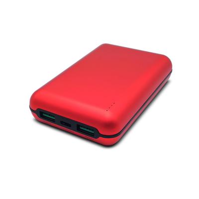 China Palladium 22.5W 2020 Dual USB Power Bank 20000 mAh QC3.0 Palm Size Palm Size Support Charging Charger Fast Charging Aluminum Mobile Fast Power Bank for sale