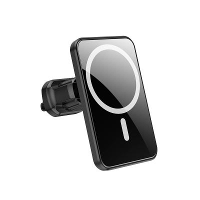 China Qi Car Charging Fast Wireless Charger Car Mount Wireless Radio Mobile Phone Charger Car Charger for sale