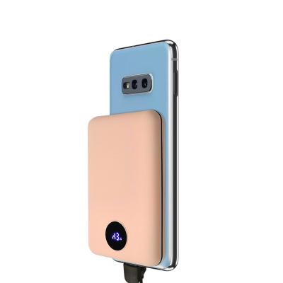 China Fast Charging Support High Capacity 10000mah Polymer Power Bank Mini Size Hand Warmer Portable Bank For Gift for sale