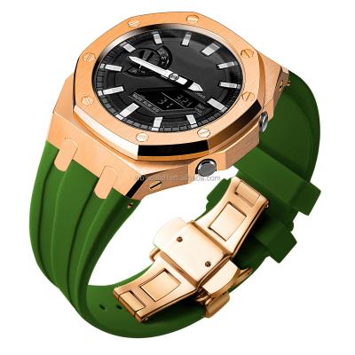 China Stainless Accessories Luxury Value Third Generation Watch Metal Case For Casio Ga2100 for sale