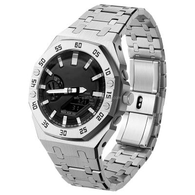 China Upgrade Style 316L Stainless Steel Watch Case For Casioak G Shock Ga2100 Mod Kit for sale