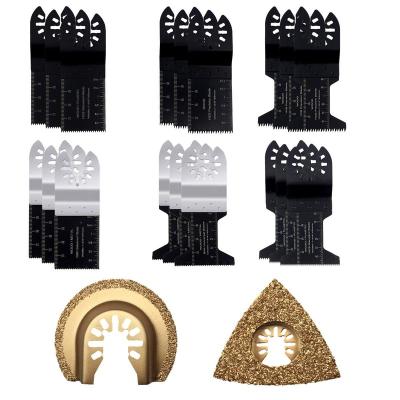 China 20Pcs Wooden Wood / Metal Multitool Oscillating Quick Release Saw Blades Silent Tools for sale