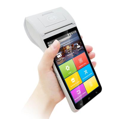 China Hot Sale SDK POS-Z91 Factory Price Android 9.0 Handheld POS With Printer-Terminal Nfc Contactless Reader For Payment POS Systems for sale