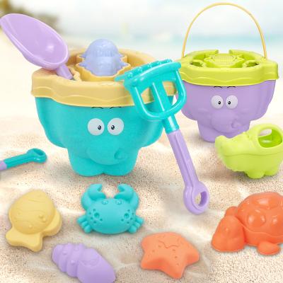 China NEW ! New Arrival 2022 Outdoor Kids Toys Set Plastic Beach Sand Tools Beach Toys Bucket Set for sale