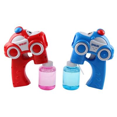 China Electric Automatic Bubble Memories Maker Factory Price Cute Automatic Bubble Toys Kids Plastic Water Toys Bubble Gun With Light Music for sale