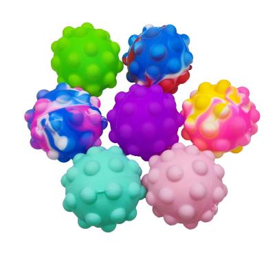 China Relieve Stress Anti-Anxiety Relaxing Colorful Balls Sensory Fidget Toys Tear-Resistant Squeeze Toys For Gifts for sale