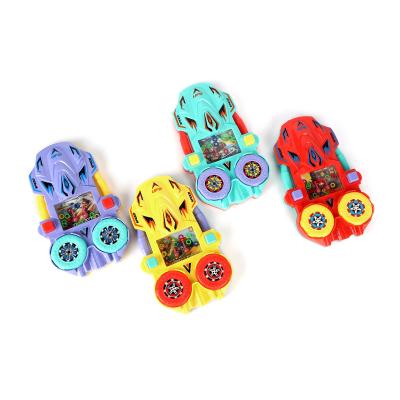 China Retro Eco-Friendly Hardware Ring Toss Game Handheld Water Play Toys Race Car Toys With Flying Saucer For Kids And Adults for sale