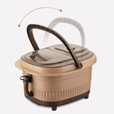 China Electric Home Use Foot Spa Barrel Massage Roller Foot Bath Bucket Soak Feet Water Foot Massager for sale