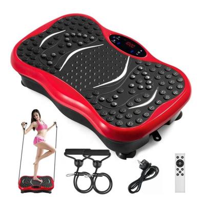 China Crazy fit massage vibration plate stretching exercise machine fitness training vibration platform workout machine 57.5x42x16CM for sale