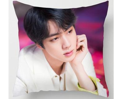 China Disposable wholesale custom decorative kpop personalized cushion cover idol body sofa pillow cover for idol gift for sale