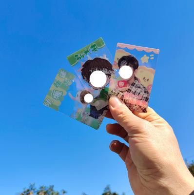 China Custom Korea PVC K Plastic Transparent Pop Clear Photocards For Fans Collection for sale