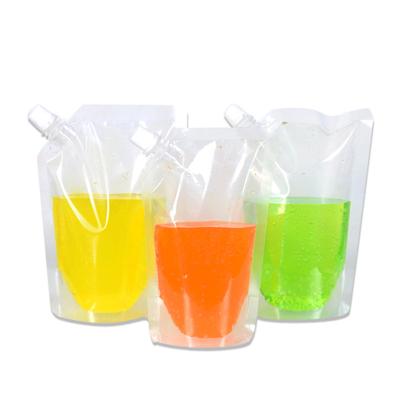 China Redusable Clear Plastic Liquid Liquor Bag Disposable Custom Printed Cruise Sneak Drinks Packaging Pouch Pouch In Stock for sale