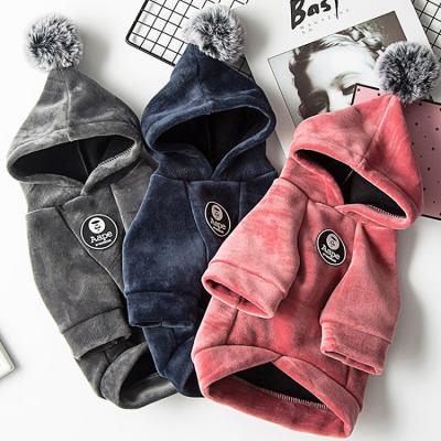 China Small Young Dog Clothes Hoodie Autumn And Winter Fashionable Dog Pet Puppy Thai Clothes Viable Thai Clothing for sale