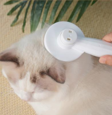 China Pet Grooming Brush Self Cleaning Stocked Roller Pet Hair Comb Brush Cat Hair Slicker Brush Remove Dog Hair Remover Automatically for sale