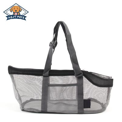 China Custom Cat Dog Pet Backpack For Outdoor Use Foldable Carrying Case Carrier Bag With Mesh Windows Pet Carrier for sale