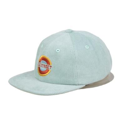 China Wholesale Custom Fashion Embroidery Logo Corduroy Flat Brim Sports Baseball Caps Premium Quality Dad Hats COMMON for sale