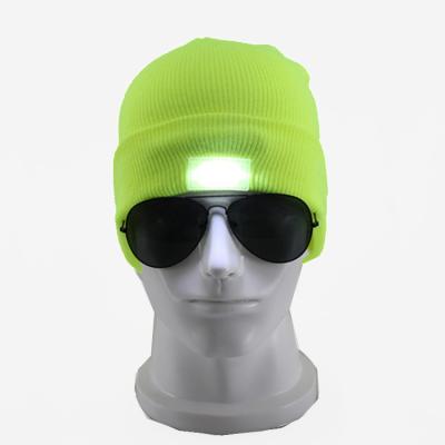 China Custom 100% COMMON Hot Selling LED Acrylic Hat Winter Light Up Beanie,Wholesale Fashion Led Beanie Hat for sale