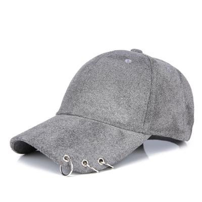 China 2019 COMMON Fashion Bone Cotton Hat Hip Hop Summer Iron Chain Suede Plain Hat Male Baseball for sale