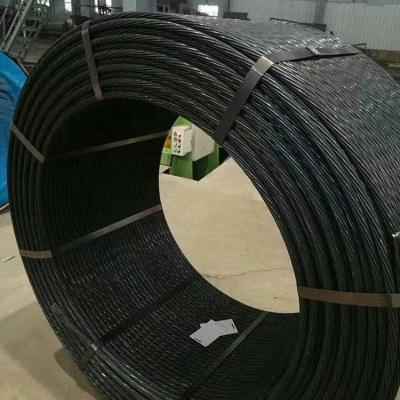 China Strand 1860Mpa SWRH82B SWRH77B 7wires ASTM A416 high tensile construction PC for bridge construction for sale