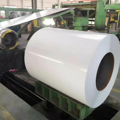 China Making Pipes PPGI Stock White Color Coded EN 9016 Prepainted Galvanized Steel Coil Factory Price 0.4mm ppgl In Steel Coils for sale