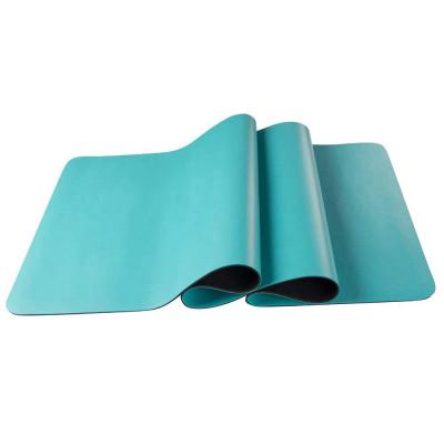 China Durable Personalized Rubber Yoga Mat With Position Line Of Mat Custom Print Eco Friendly PU Yoga Pilates for sale