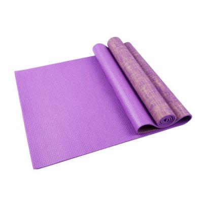 China Hot Selling Natural Eco-friendly Durable Fitness Jute Yoga Mat PVC Yoga Mat From Timecreate for sale