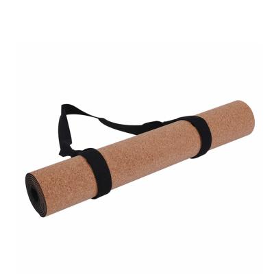 China Timecreate Durable High Quality Eco - Friendly Natural Rubber Cork Yoga Mat for sale