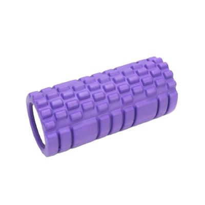 China Flexible And Comfortable Foam With New Design EVA Firm Roller Fitness Tube Grid Cavity Muscle Yoga Foam Roller Massage Relax Foam for sale