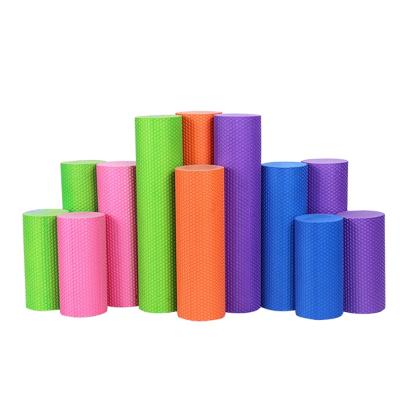 China Timecreate Durable Hot Sale Round Muscle Solid Extra Firm EVA Foam Roller for sale