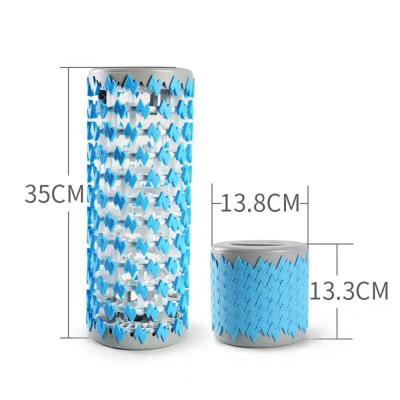 China Portable Lightweight Folding Lightweight Foam Roller for Physiotherapy, Exercise, Deep Tissue Muscle Massage for Bodybuilding for sale