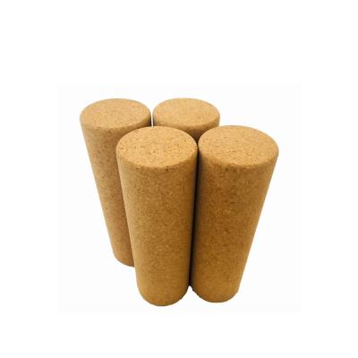 China Timecreate Healthy Natural High Density Cork Cork Yoga Massage Roller Exercise Foam Cork Roller for sale