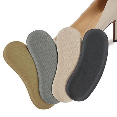 China Warm Abrasion Resistance Upper Heel Cushion Pads Self Adhesive Heel Shoe Grips Liner Shoe Insoles Foot Care Protector for sale