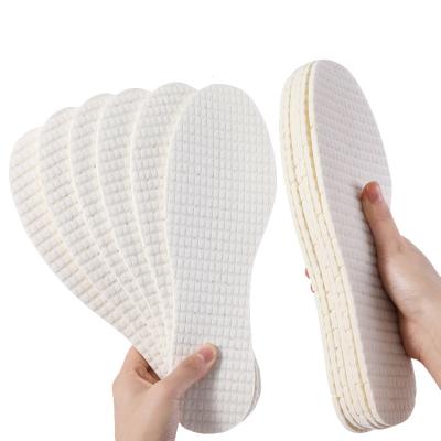 China Hot Selling Custom White Sweat Absorbent Sponge Towel Shoe Toweling Insoles Shoe Insoles Amazon Sponge Rubber Insole for sale