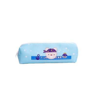 China Fashion Wholesale High Quality Cute Cartoon Printed Soft Waterproof Kids Student Pencil Bag Stationery Storage Bag for sale