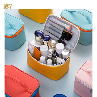 China High Quality Fashion Blankets Cotton Canvas Custom Ziplock Organizer Recycled Makeup Washing Cosmetic Brush Bag for sale