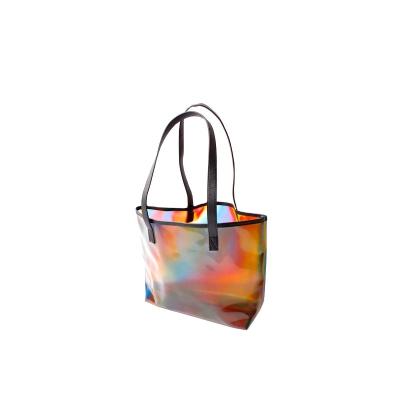 China New Arrival Fashion PVC Folding Special Beach Shopping Tote Bag for sale