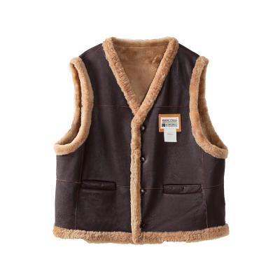 China Anti-Wrinkle Fur Vest Genuine Leather Box Wholesale Custom Plus Size Fur And Custom In Stock for sale