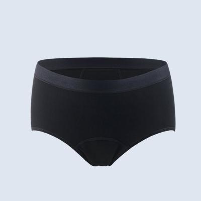 China Hot Sale Menstrual Underwear Reusable Viable Women Leak Proof Washable Single Menstrual Panties 4 Layers Period Absorbent Panties for sale