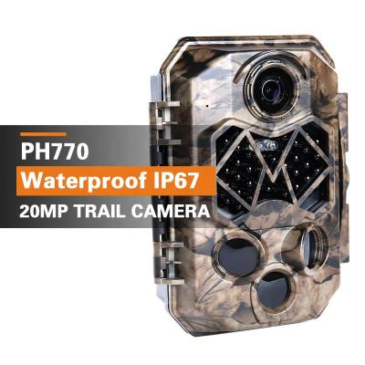 China Zecre Trail Camera Full HD 20.0 Megapixel 1080P Outdoor Game Hunting Cam 940NM Security Night Vision Motion Activated Camera PH770 for sale