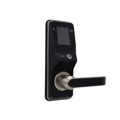 China Face Anti-theft Multifunctional Smart Fingerprint Lock EBKN Household Security Door Lock Wood Smart Lock for sale