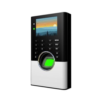 China Knocking Down 2.4 Inch Color Screen Door Switch Fingerprint Recognition Access Control Magnetic Terminal Alarm Function EN-868T for sale