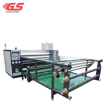 China T-shirt Gaoshang 1700mm Cover Auto Aligning Multifunctional Oil Can Heating Sublimation Heat Press Digital Printing Calandra for sale