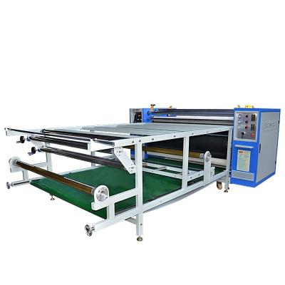 China Garment large format 1900mm printing area fabric oil drum heating roller textile dye sublimation rotary machine piece for sale