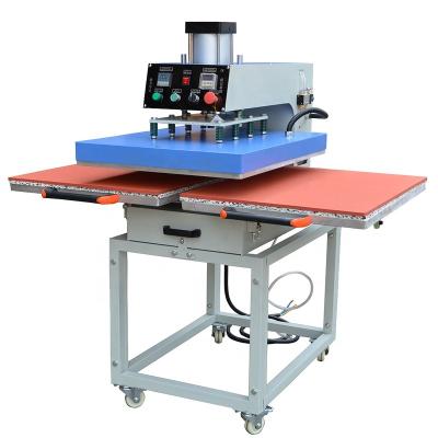 China Personalized Custom Pneumatic Two Station Heat Press Machine 16x20 For T Shirt for sale