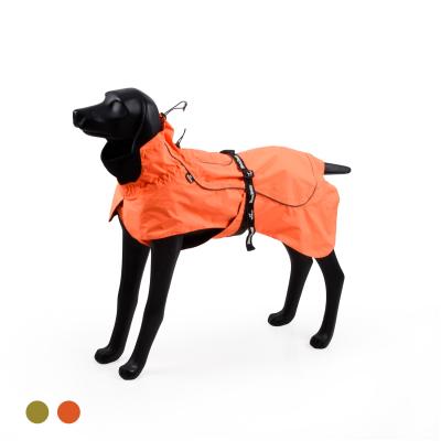 China Sustainable Designer Dog Clothing Waterproof Hund Rain Coat Dog Raincoat Jacket Clothes For Greyhound for sale