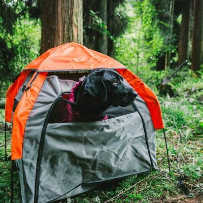 China BlackDoggy Viable Oxford And PU Liner Foldable Automatic Outdoor Adventure Pet Tent for sale