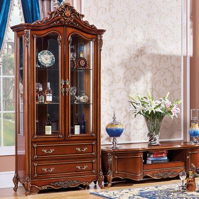 China New Antique Corner Wood Cabinets Coming Durable 2019 for sale